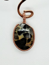 Load image into Gallery viewer, Bauxite Jasper Copper Collar Cuff
