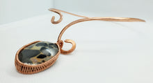Load image into Gallery viewer, Bauxite Jasper Copper Collar Cuff