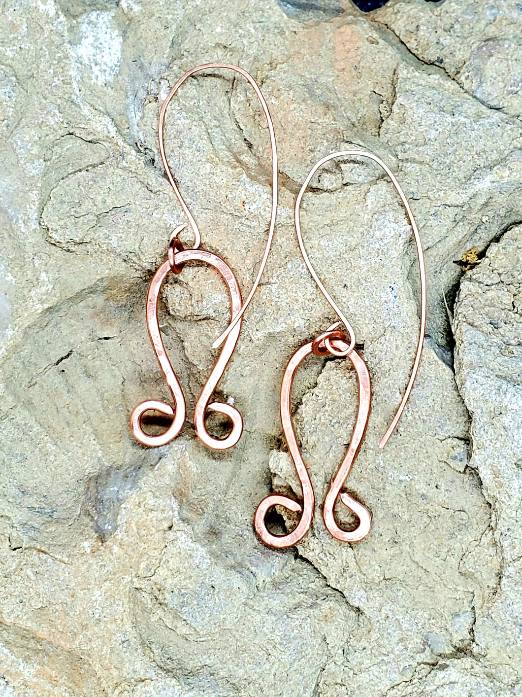 Healing Copper Earrings (sm U shape)
