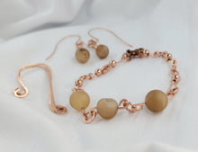 Load image into Gallery viewer, Druzy Crystal Earrings and Bracelet