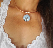 Load image into Gallery viewer, Blue Opal Copper Choker