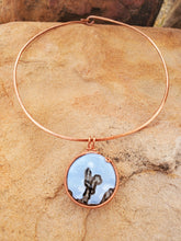 Load image into Gallery viewer, Blue Opal Copper Choker