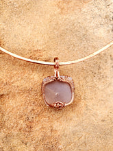 Load image into Gallery viewer, Pink Moonstone Choker Necklace